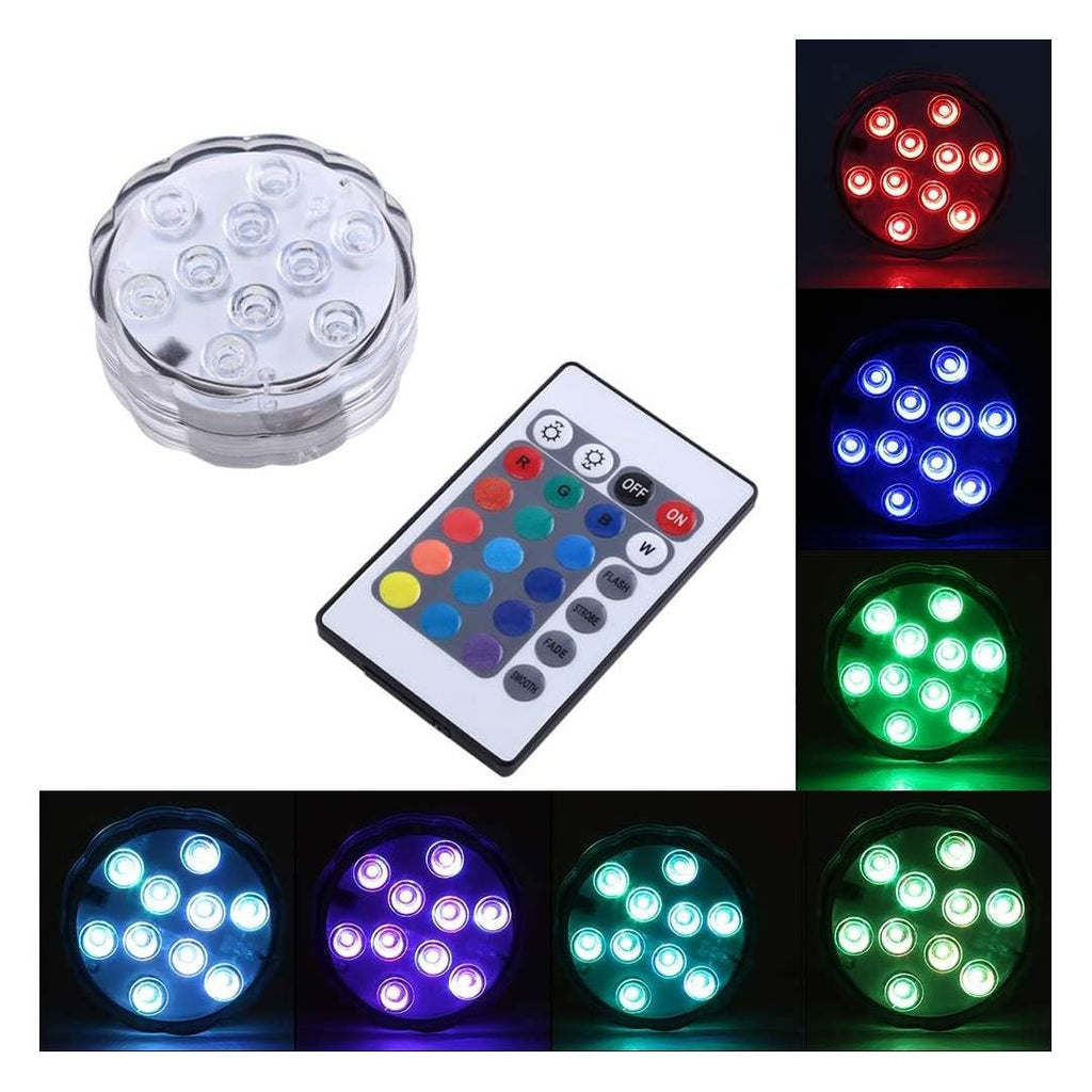 Luz LED Sumergible RGB para Acuario con Control Remoto